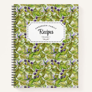 BlackBerry Family Rezept SpiralNotebook Notizblock