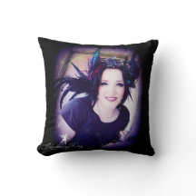 BlackBerry-feenhaftes quadratisches Kissen