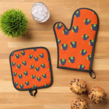 BlackBerry-Frucht auf Orange