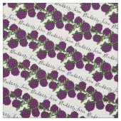 BlackBerry Frucht zeichne Namensstruktur Stoff (Muster)