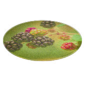 "BlackBerry Fruit Pflanze" Niedliches Foto. Jetzt Schneidebrett (Ecke)