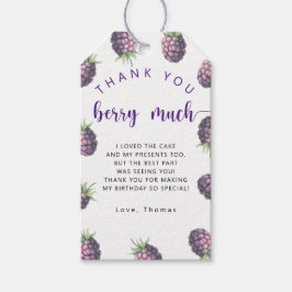 BlackBerry Geburtstagsfeier vielen Dank dir Beere Geschenkanhänger