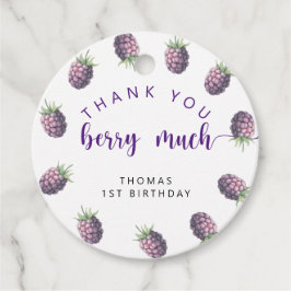 BlackBerry Geburtstagsfeier vielen Dank dir Beere Geschenkanhänger