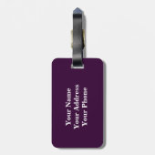 BlackBerry Gepäckmarke Gepäckanhänger (Rückseite vertikal)