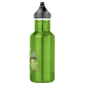 BlackBerry grün und rot Edelstahlflasche (Rechts)