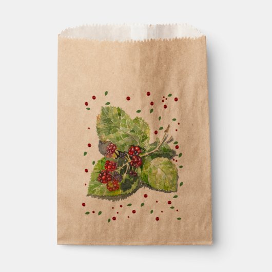 BlackBerry grün und rot Geschenktütchen (Vorderseite)