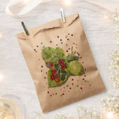 BlackBerry grün und rot Geschenktütchen (Ausgeschnitten)