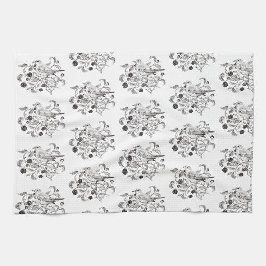 BlackBerry Harvest - Geschirrtuch (Horizontal)