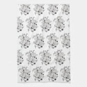 BlackBerry Harvest - Geschirrtuch (Vertikal)