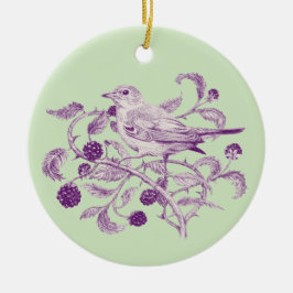 BlackBerry Harvest - Keramik Ornament