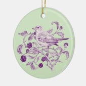 BlackBerry Harvest - Keramik Ornament (Links)