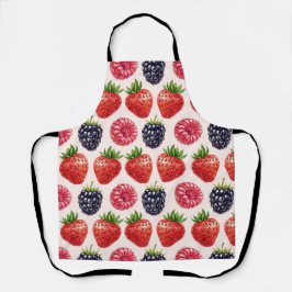 BlackBerry, Himbeere, Erdbeere von Natasha Us Schürze