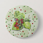 BlackBerry in Rot und Schwarz Button (Vorderseite)