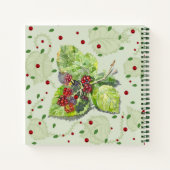 BlackBerry in Rot und Schwarz Notizblock (Rückseite)