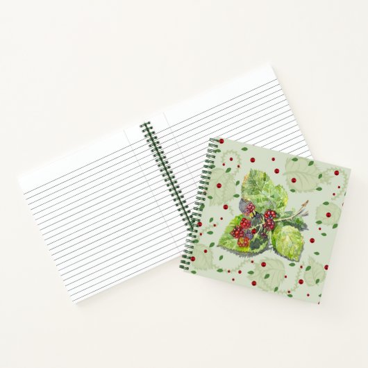 BlackBerry in Rot und Schwarz Notizblock (Innenseite)