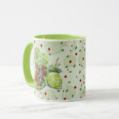 BlackBerry in Rot und Schwarz Tasse (Vorderseite Links)