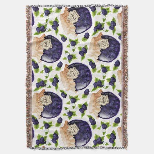 BlackBerry Jam Decke (Vorderseite Vertikal)