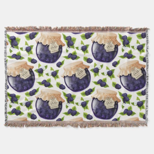 BlackBerry Jam Decke (Vorderseite)