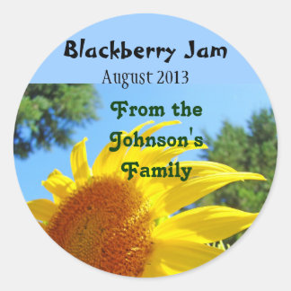 BlackBerry Jam Dosieren von Labels Aufkleber Sonne