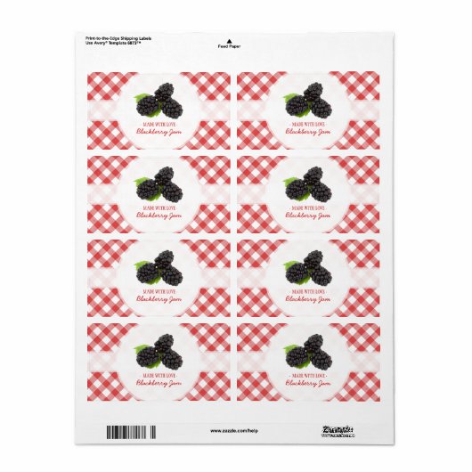 BlackBerry-Jam-Label (Vorne)