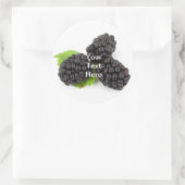 BlackBerry Jam Label Runder Aufkleber (Tasche)