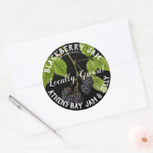 BlackBerry Jam Product Business Label Runder Aufkleber (Umschlag)