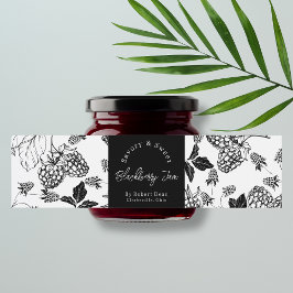 BlackBerry-Jam-Wrap-around-Label von Sketch Wasserflaschenetikett
