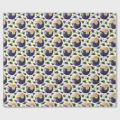 BlackBerry Jam Wrapping Paper Geschenkpapier (Flach)