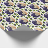 BlackBerry Jam Wrapping Paper Geschenkpapier (Ecke)