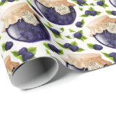 BlackBerry Jam Wrapping Paper Geschenkpapier (Rolleneckpunkt)
