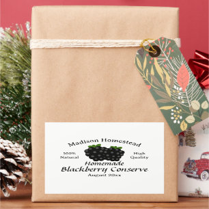 BlackBerry Jelly Conserve Jar Aufkleber