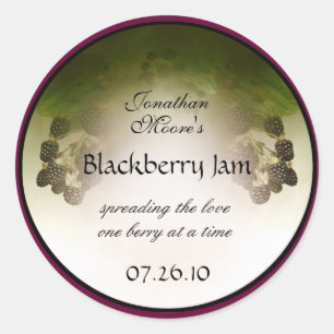BlackBerry Label1 Runder Aufkleber