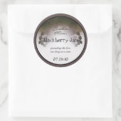 BlackBerry Label 2b Runder Aufkleber (Tasche)