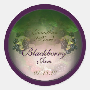BlackBerry-Label 3b Runder Aufkleber