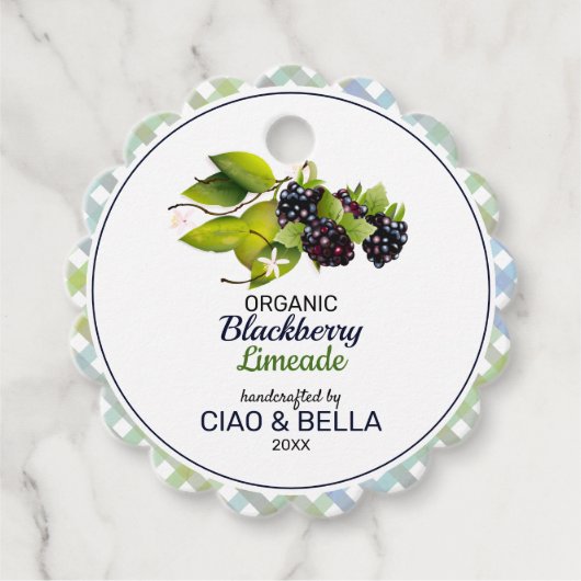 BlackBerry Limeade Geschenkanhänger (Vorderseite)