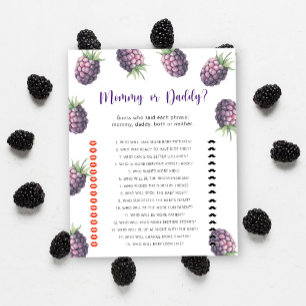 BlackBerry - Mama- oder Papa-Baby-Duschgame