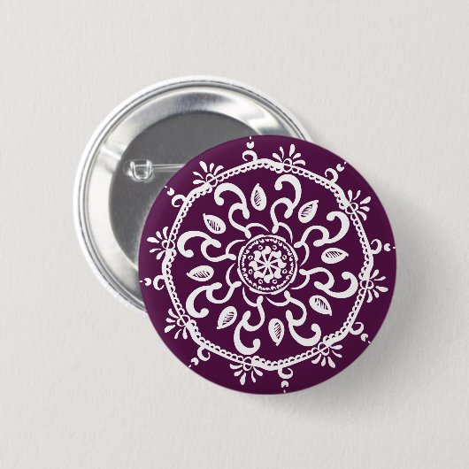 BlackBerry Mandala Button (Vorne & Hinten)
