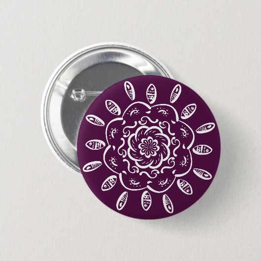 BlackBerry Mandala Button (Vorne & Hinten)
