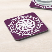 BlackBerry Mandala Getränkeuntersetzer (Linke Seite)
