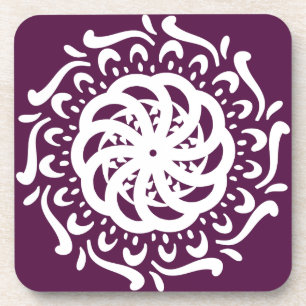 BlackBerry Mandala Getränkeuntersetzer
