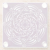 BlackBerry Mandala Glasuntersetzer (Rückseite)