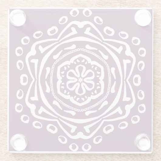 BlackBerry Mandala Glasuntersetzer (Rückseite)