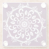 BlackBerry Mandala Glasuntersetzer (Rückseite)