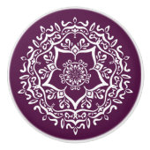 BlackBerry Mandala Keramikknauf (Vorderseite)