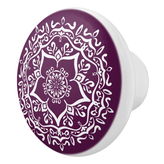 BlackBerry Mandala Keramikknauf (Rechts)