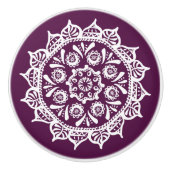 BlackBerry Mandala Keramikknauf (Vorderseite)