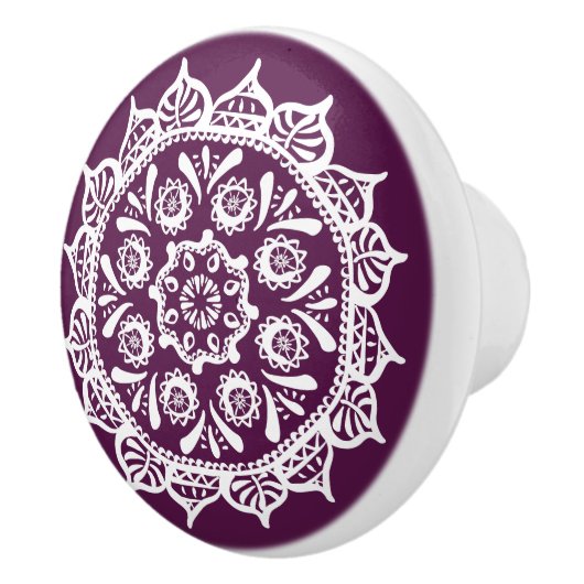 BlackBerry Mandala Keramikknauf (Rechts)