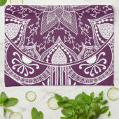 BlackBerry Mandala Küchentuch (Gefaltet)