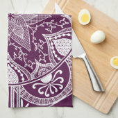 BlackBerry Mandala Küchentuch (Viertel Falte)