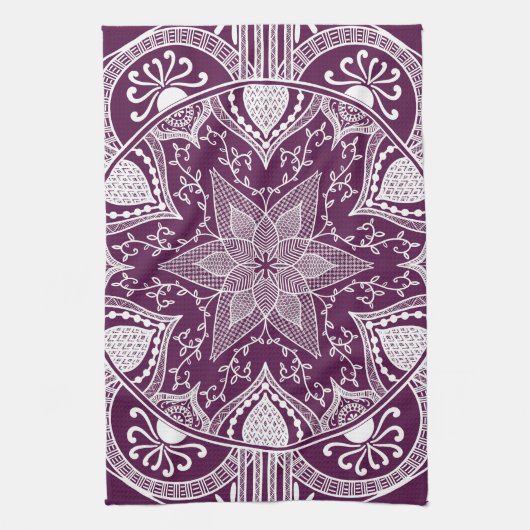 BlackBerry Mandala Küchentuch (Vertikal)